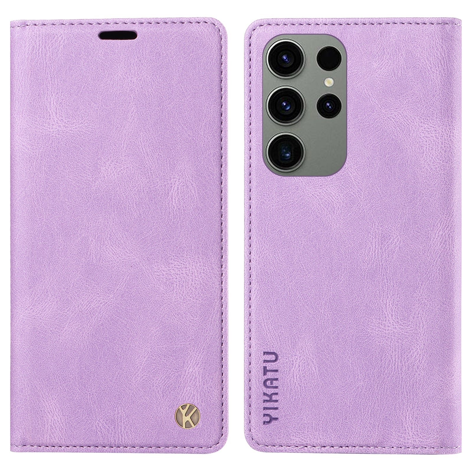 YIKATU YK-004 Lædercover til Samsung Galaxy S23 Ultra Skin-touch Shell Wallet Stand Phone Flip Case YIKATU YK-004 Lædercover til Samsung Galaxy S23 Ultra Skin-touch Shell Wallet Stand Phone Flip Case